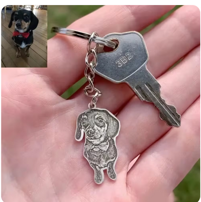 DYNAMICITY™ - PERSONALIZED PET PHOTO KEYCHAIN MEMORY