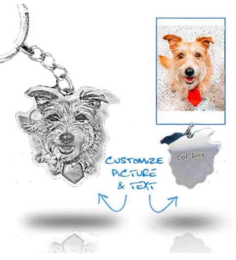 DYNAMICITY™ - PERSONALIZED PET PHOTO KEYCHAIN MEMORY