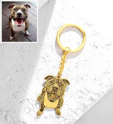 DYNAMICITY™ - PERSONALIZED PET PHOTO KEYCHAIN MEMORY