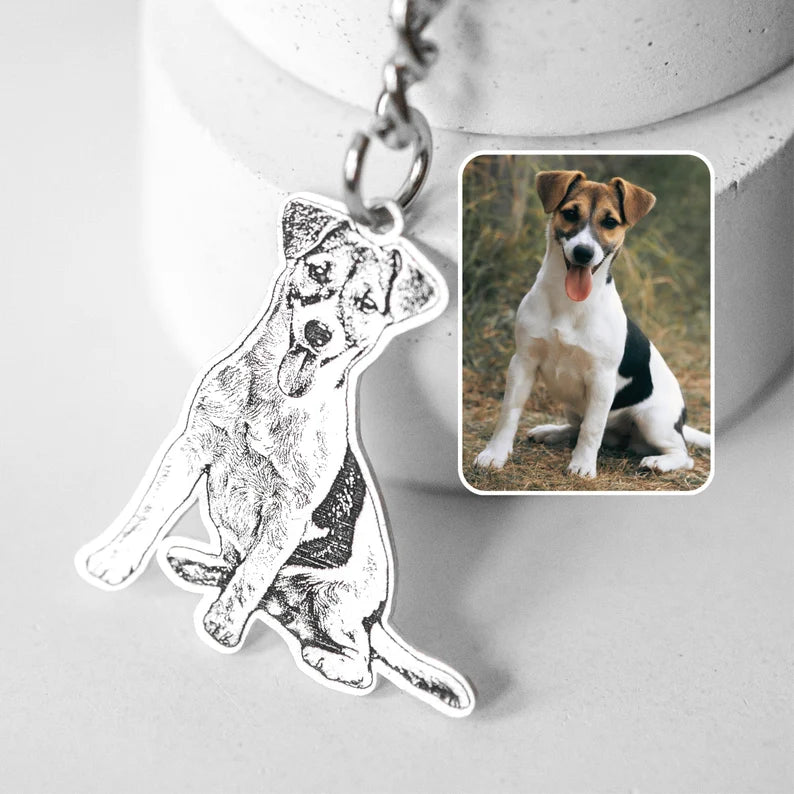 DYNAMICITY™ - PERSONALIZED PET PHOTO KEYCHAIN MEMORY