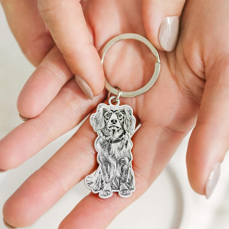 DYNAMICITY™ - PERSONALIZED PET PHOTO KEYCHAIN MEMORY